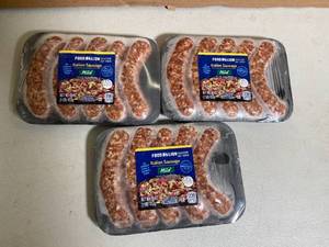 lot 23 image: F - Food Lion Italian Sausage Mild Flavor - 3 1Lbs Packs