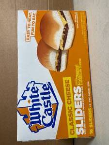 lot 217 image: G - White Castle Classic Cheese Sliders - 16 Sliders