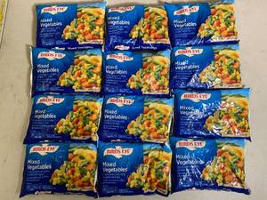 lot 239 image: K - Birds Eye Mixed Vegetables - 12 16Oz Packs