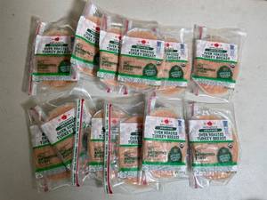 lot 198 image: F - Applegate Organic Oven Roasted Turkey Breast - 12 6Oz Packs