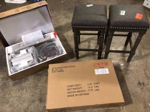 Lot of Assorted Stools Various Models and Conditions Customer Returns See Pictures