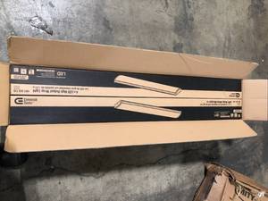 Lot of 2 Commercial Electric 4 ft. 5200 Lumens LED Wraparound Light Garage Light Shop Light Office Warehouse Lighting 120-277v 4000K Bright White    Customer Returns See Pictures