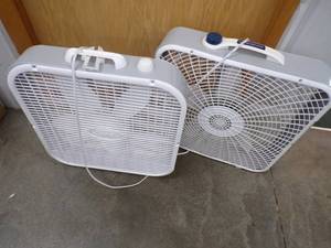 lot 43 image: Pair of Box Fans
