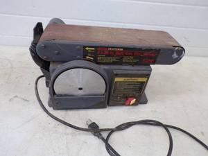 lot 61 image: Sears Craftsman 4 x 36 Belt  6 Disk Sander