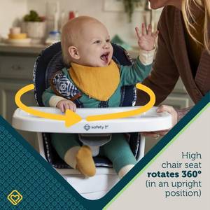 lot 27 image: Safety 1st Grow and Go Rotating High Chair