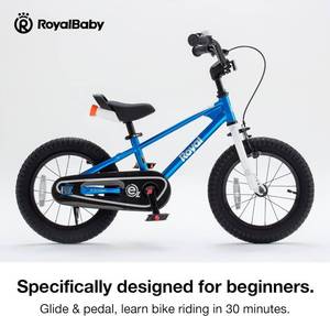 lot 34 image: RoyalBaby EZ 12 Kids Bicycle