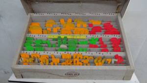Vintage Window Sign Letters