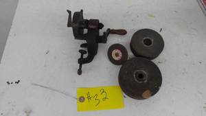 Vintage Hand grinder  wheels