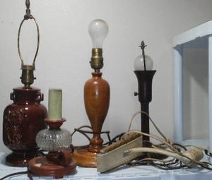 lot 759 image: Lamps Mid Century.