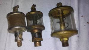 lot 798 image: Oil Drippers For Hit And Miss Motors (3)