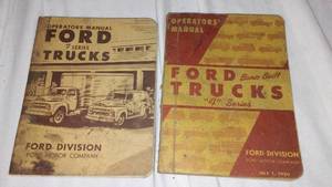 lot 832 image: Operators Manuals For Ford F Series Trucks (2).