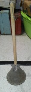 lot 869 image: Vintage Clothes Washer Plunger.