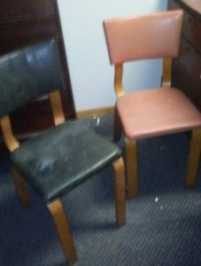 lot 812 image: Mid Century European Style Chairs.