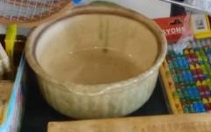 lot 863 image: Vintage Morton Yellow Ware Casserole and More.