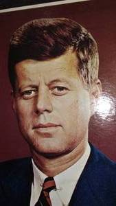 lot 605 image: John F. Kennedy 12 Inch Vinyl Record Album.