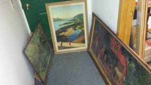 lot 607 image: Framed Pictures-Large.