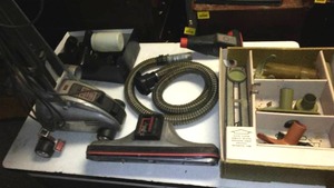 lot 609 image: Kirby Vacuum With Tools.