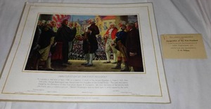 lot 590 image: Inauguration Of The First President.