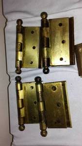 lot 619 image: Door Hardware Hinges, Knobs and More.