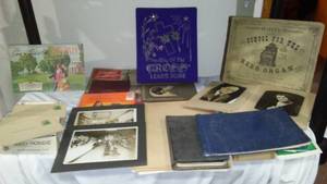 lot 656 image: Misc. Braile Sheets, Photos, Greeting Card And More.