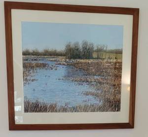 lot 12 image: Original Marsh Landscape by William L. Murray