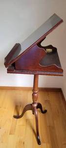 lot 166 image: Cherry Lectern Podium PedestalBook Music Stand