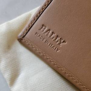 lot 129 image: Mens Bifold Bally Leather Wallet  New