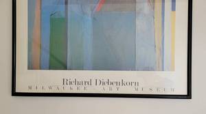 lot 24 image: Ocean Park No. 16 by Richard Diedenkorn Framed Poster for the Milwaukee Art Museum