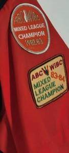 lot 136 image: Vintage 80s Red Bowling Shirt  Carlos OBrians , sz L