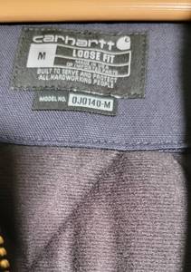 lot 138 image: Carhartt Loose Fit Blue Hoodie Jacket  Size M NWT