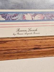 lot 112A image: Rowers Lunch  Print by Pierre Auguste Renoix