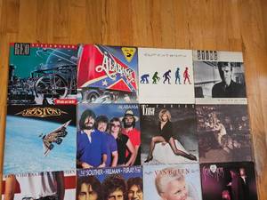 lot 75 image: Classic Rock LP Album Vinyl Collection