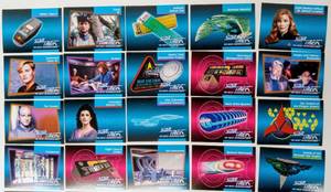 lot 33 image: Collection of Vintage STAR TREK THE NEXT GENERATION Trading Cards