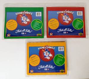 lot 94 image: Three Vintage Unopened Boxes of UPPER DECK LOONEY TUNES MLB Baseball Cards