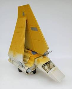 lot 101 image: Large Vintage 1984 KENNER STAR WARS Return of the Jedi Imperial Shuttle with Stormtrooper Action Figures