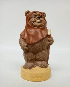 lot 75 image: STAR WARS Collectibles Collection of Ewok Figure, Yoda and Darth Vader Magic 3D Box, Luke Skywalker Trading Card, Book and MICRO MACHINES