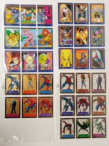 lot 59 image: Large Collection of Vintage Super Hero Trading Cards
