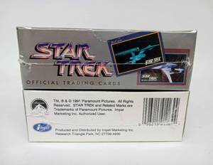 lot 39 image: Pair of Vintage STAR TREK THE NEXT GENERATION Unopened Trading Card Boxes