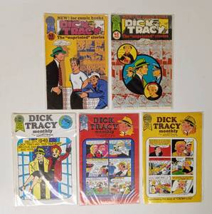 lot 118 image: Vintage Collection of Dick Tracy Pulp Comics