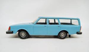 lot 145 image: Vintage Blue Volvo 245 DL Station Wagon Toy Car