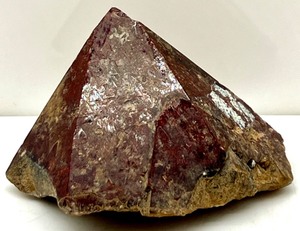 lot 206 image: Appears to be Hematite, Garnet or Auralite Rough Stone