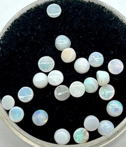 lot 210 image: Mini Opal Cabochon Stones
