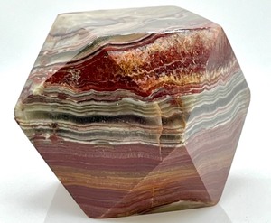 lot 233 image: Banded Polyhedron Stone