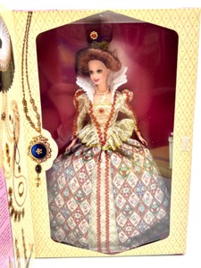 lot 128 image: 1994 THE GREAT ERAS COLLECTION ELIZABETHAN QUEEN BARBIE