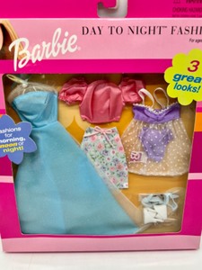 lot 202 image: BARBIE Outfits Day to Night Fashions & Western Fun BARBIE Fun Fashions & Gift Pack Fashions& More NIB