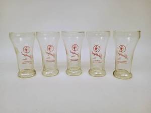 lot 248 image: Vintage Set of Leinenkugels Beer Drinking Glasses