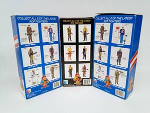 lot 273 image: Trio of RAPID DEPLOYMENT FORCE 12 Posable Action Figures