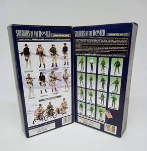 lot 274 image: Pair of SOLDIERS OF THE WORLD 12 Posable Action Figures including Rifleman & Special Forces