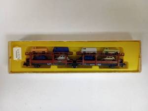 lot 293 image: Collection of Vintage N Scale Model Cars & Trucks by RAPIDO and WIKING MODELLE