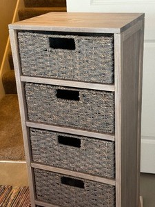 lot 21A image: Stylish Petite Storage Cabinet